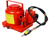 50 Ton 100,000LBS Air Hydraulic Bottle Jack, with Pneumatic & Manual Hand Pump, Rugged Steel W465P146643