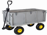 3-in-1 Oversized Steel Garden , 880lbs Pullable Mesh Metal Garden, All-Terrain Utility 58365915