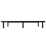 Upholstered Twin Size Platform Bed Frame for Bedrooms, Guest Rooms, Apartments, Dorms, Space Saving, B011P198401