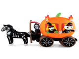 10.2x2.6x5.9ft Halloween Inflatable Carriage - 6 LED Lights, Premium Polyester , 20611597