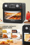 ZNTS 12.5 Quart 7-in-1 Convection Toaster Oven, 1500W, 5 Pre-set Menus, Roast, Bake, Grill, Broil, Toast, W1002P292365