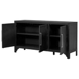 U_Style Designed Storage Cabinet Sideboard with MDFPine veneer , Adjustable Shelves, Suitable for N711P283696B