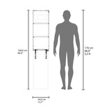 Rincon Valley Folding Table with Storage, White B128P287524