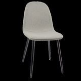 Dinings Set of 4, Modern Accents with Linen Fabric Upholstered Seat, Spoon Shape Kitchen 64149135