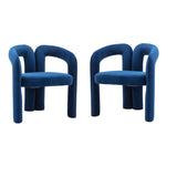 COOLMORE Contemporary Designed Velvet Fabric Upholstered Accent/Dining Chair /Barrel Side Chairs W395103722