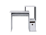 Lyphre Antique White & Black Finish Computer Desk B2726P282405