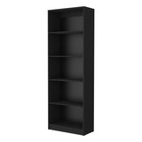 Sutton 4 Shelves Bookcase with Modern Storage Shelves B128P176161
