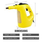 17-in-1 Handheld Steam Cleaner - 1400W High Power, 257&degF High-Temp Steam - Gray 84662099