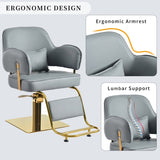 Elegant Barber,Salon for Hair Stylis,with Heavy Duty Hydraulic Pump Adjustable Barber WF318042FAA