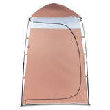 ZNTS 150*150*205cm Single Quick Open Changing Tent Shower Tent Brown 51991597