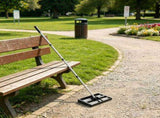 Lawn Leveling Rake with Roller Head, 17" x 10" Stainless Steel, 63.4" Adjustable Handle, Heavy Duty 29700124