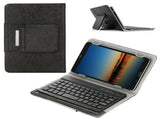 For Universal Android Tablets 10.1/10.5 Tablet Bluetooth Keyboard Case CoverBlack,Fits 10/10.1/10.5 00178611