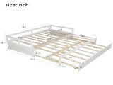Extending Daybed with Trundle, Wooden Daybed with Trundle, White WF194887AAK