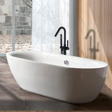 ZNTS Freestanding Bathtub Faucet with Hand Shower W1533124987