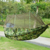 ZNTS Camping Hammock, Portable Double Hammock with Net,600lbs Load 2 Persons Hammock w/Mosquito Net 91359901