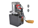 Hydraulic Power Unit 6 Quart Single Acting Dump Trailer Hydraulic Pump 3200PSI 2.0 GPM 12V DC 1.6KW 04049574