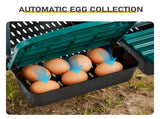 Chicken Nesting Box, 6 Compartment Nesting Box for Laying Eggs, Wall Mount Chicken Brooder Box with 18526224