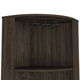 Seattle Bar Cabinet, Eight Bottle Cubbies, Two Large Open Shelves B128P322509