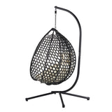 U_STYLE Versatile Hanging Egg Chair for Indoor and Outdoor Use N711P255131A