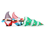 7 FT Lighted Christmas Inflatable Decoration, Inflatable Gnomes Pulling Christmas Tree, Funny Blow 89853445