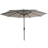 ZNTS 9' Outdoor Patio Aluminum Umbrella, Outdoor Table Umbrella,Market Umbrella with 8 Sturdy Ribs, UV W2911P277284