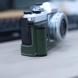 Genuine Leather Handmade Camera Handle Case Bag Cover for the om-3 camera 80686097