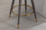 COOLMORE Counter Height Bar Stools Set 2 for Kitchen Counter Solid Wood Legs with a fixed height W1539111151