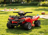 Red 6V Battery-Powered Kids ATV Sturdy 4-Wheel Quad Ride-On Toy with Bright LED Headlights for 84411966