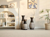 Desktop Vase, Brown Decorative Floor Vase, Classic and Neat Floor Vase, High Independent Flower W2796P261483