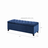 Tufted Top Soft Close Storage Bench B03548182