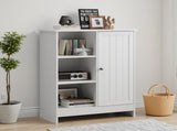 Bathroom Cabinet, Kitchen Freestanding Storage Rack, 23.62" x 11.81" x 31.5" Floor Storage Cabinet W1706P318068