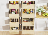 Hard Close Pull Out Cabinet Organizer 8" High Drawer 19" W x 21" D Wood Slide Out Shelves Cabinet T3210P277238