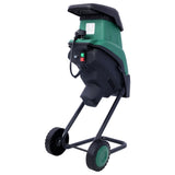 15Amp Electric Wood Chipper/Shredder with Wheels Electric Garden Shredder Portable Chipping Width W465P146809