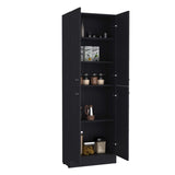 Lynch Kitchen Pantry Storage Cabinet 71" Height, With 4 Doors, 5 Adjustable Shelves, Freestanding B200P188841