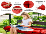 Outdoor Bench Cushion, 63 20 4 Inch, Tufted Waterproof Swing Cushion with Ties, for Patio Bench 22838950