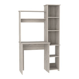 Versalles Writintg Desk, Two Superior Shelves, Five Cubbies -Light Gray B20092002