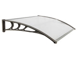 HT-100 x 80 Household Application Door & Window Rain Cover Eaves Canopy White & 55992527