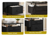 File Cabinets, Storage Cabinets for Hanging Files Letter/Legal/F4/A4 Size, Black 27726757