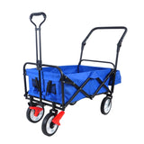 folding wagon Collapsible Outdoor Utility Wagon, Heavy Duty Folding Garden Portable Hand Cart, Drink W22747803