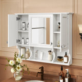 35'' x 28'' Wall Mounted Bathroom Medicine, Modern Bathroom Wall with Mirror, Mirror N710P209443K