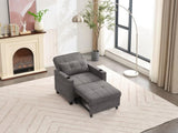 Futon Chair Bed Convertible Chair 3-in-1 Pull Out Sleeper Chair Beds with USB Ports,Wear-resistant W1829P164340