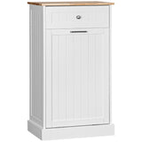 Kitchen Tilt Out Trash Bin Cabinet Free Standing Recycling Cabinet Trash Can Holder With Drawer, 77194873