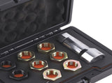 8x Thread Chaser Set fit for Axle/Wheel Studs M20x1.25-M24x2.0 Extension Bar 30017720
