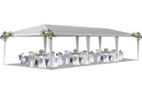 10x30ft Outdoor Pop Up Canopy, Portable Instant Canopy Tent for Outdoor Events Party Wedding 25570781