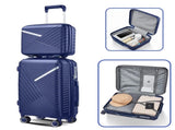 Luggage Sets 4 Piece, Expandable Lightweight Suitcase with 4 Double 360 Degrees Mute 10991167