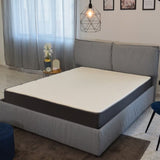 8 in. Pocket Spring Hybrid Bed in a Box Mattress, Full, Soft Gel Memory Foam Mattress, White/Gray B011P204490