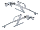 Front Left and Right Window Regulator Fit for Izuzu NPR NPR-HD NQR Truck 2005-2016 Silver 2Pcs 56032943