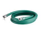 2 in x 20 ft Suction Hose, Green Hose for Sewage Treatment, Water Transportation & Agricultural 95752829