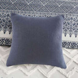 King/Cal King 3 Piece Cotton Duvet Cover Set with Chenille Tufting B035129138