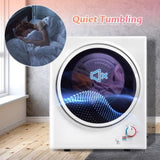 ZNTS Electric Portable Clothes Dryer, Front Load Laundry Dryer for Apartments, Dormitory and RVs with ES289603AAK